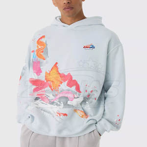 Sweat à capuche pour homme en coton à séchage rapide, imprimé, manches longues, vente en gros, dernier design, pour la vente en ligne - Product Image 2