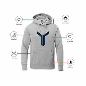 เสื้อฮู้ดดี้พรีเมียมสั่งทำพิเศษ ทรงโอเวอร์ไซส์ เนื้อผ้านุ่ม ตะเข็บทนทาน พิมพ์ลายพัฟ ปักลาย ด้วยเทคนิค DTF DTG และเสื้อผ้าแบรนด์ส่วนตัว - Product Image 3