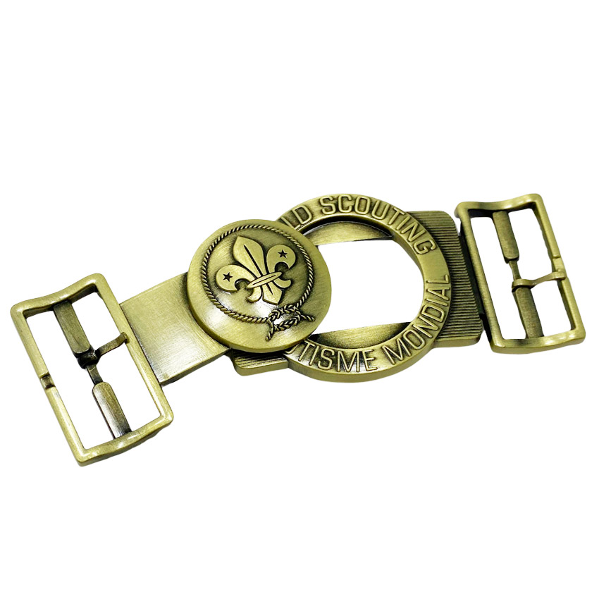 m&m's　　　　　　　　　　　　MHL WIDE SCOUTS BELT Custom-Zinc-Alloy-3D-