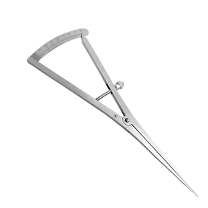 Calibrador Castroviejo Largo de 7 Pulgadas Recto 0-40mm, Escala de Medición de Acero Inoxidable, Instrumento Quirúrgico para Implantes Dentales - Product Image 2