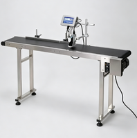 Système de convoyeur réglable industriel CV-300-1500-P pour l'impression de bouteilles, de cartes en papier et la production d'emballages