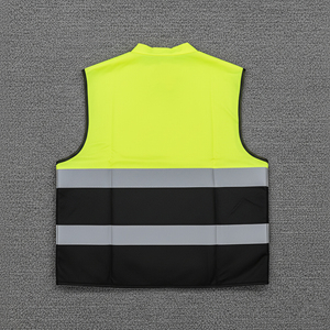 Mens Safety Vest High Visibility Reflective Workwear Lightweight Mesh Design For Factory Warehouse And Road Work - Product Image 3
