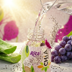 Peach Flavor Fresh-<b>Squeezed</b> Aloe Vera Juice Drink Pulp 500ml Pet <b>Bottle</b> Packing Rita Brand Premium 10% Purity Fruit Beverage - Product Image 6