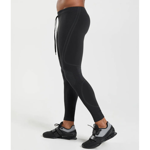 Solid Color Elastic Waistband Leggings Quick Dry <b>Compression</b> Sports Slim Yoga Pants Workout Leggings Fitness Gym Running <b>Tights</b> - Product Image 2