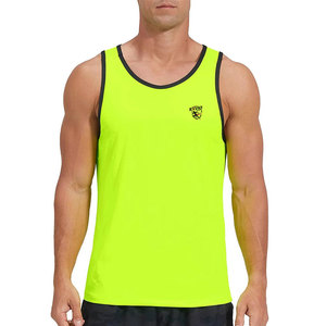 Débardeur homme de haute qualité, faible MOQ, coupe ajustée, vêtements de fitness, débardeur de sport sans manches et tissu doux - Product Image 1