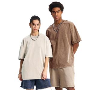 Camiseta de Hombre, Nueva Moda, Diseño Deslavado, Estilo Urbano, Tejido Antiarrugas, 100% Algodón - Product Image 1