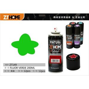 Peinture acrylique verte fluorescente 200 ml – Produit polyvalent et durable - Product Image 3