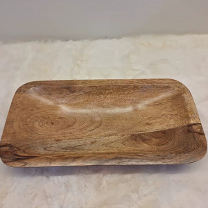 Antique Creation New Arrival Wooden Oval Tray Luxury Top Selling for Indoor and Outdoor Christmas Decor Stylish and Practical - Product Image 1