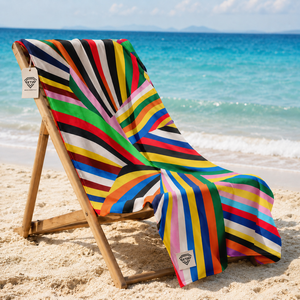 Customized Extra <b>Large</b> Rectangle Cotton Compressed Disposable Summer Beach <b>Towel</b> Sand-Free Quick Dry Floral Luxury Modern Custom - Product Image 3