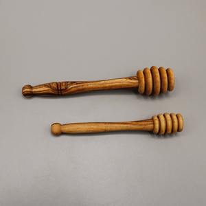 Premium Quality Wooden Honey Wand Honey Dipper Stick Natural Wood Stirring <b>Spoon</b> for Home Decor and Kitchen Use - Product Image 5