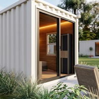 Maisons conteneurs à vendre, maison modulaire préfabriquée extensible, maison conteneur de luxe de 20 pieds ou 40 pieds