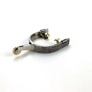 Estribos de Montar a Caballo de Cuero Sintético Gris para Exteriores con Hebilla de Aleación y Correa Personalizada de Alta Calidad - Product Image 1