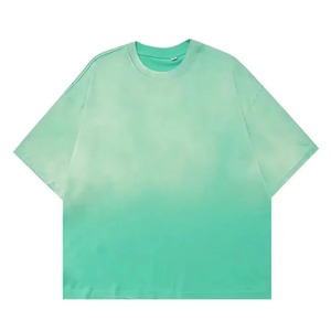 T-shirts vierges avec logo personnalisé imprimé, 100% coton, haute qualité, grandes tailles pour hommes - Product Image 2