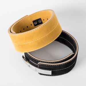 Ceinture de fitness personnalisée en cuir de vachette respirante avec levier, pour entraînement, soutien lombaire, musculation, haltérophilie, powerlifting, squat - Product Image 3