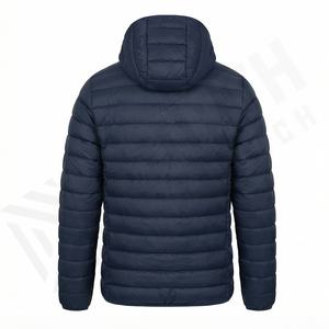 Veste matelassée à capuche légère et compressible pour homme Manteau court d'hiver matelassé isolé pour le ski sur neige en duvet de canard - Product Image 3