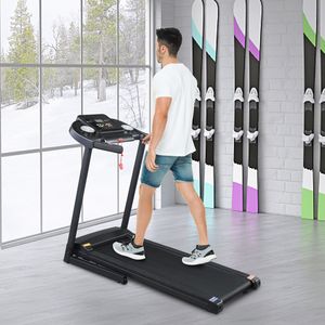 Tapis Roulant Domestico Elettrico Pieghevole 1.0HP, Peso Massimo 150kg, Test Frequenza Cardiaca, Fitness Cardio per Casa - Product Image 6