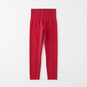 Wholesale <b>Red</b> Seamless Yoga <b>Leggings</b> <b>Women</b> High Waist Tight Fitness Workout Gym Pants - Product Image 1