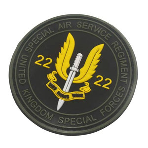 Patch thermocollant personnalisé en PVC souple 2D/3D Pakistan, motif cœur et fleur en dentelle gaufrée, avec fixation auto-agrippante, pour chapeaux en feutre non tissé - Product Image 5