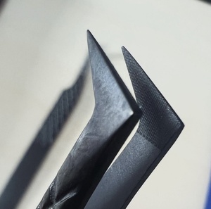 Pince à épiler fine en acier inoxydable avec logo personnalisé, pointe en fibre, 45/90 degrés, pour extensions de cils, pointe fine et précise - Product Image 3