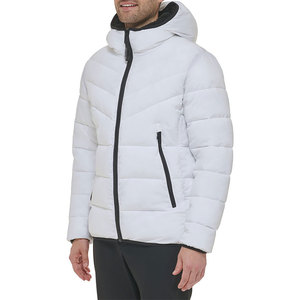 Wholesale Price High Quality Lightweight Eco-Friendly Winter Warm Men's Casual Puffer Jacket Front Nylon/Polyester - Product Image 4
