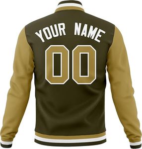 Chaquetas Varsity Totalmente Personalizables con Logotipos de Equipos, Nombres/Números de Jugadores, 100% Algodón, Disponibles en Invierno, Variedad de Estilos y Tallas - Product Image 6
