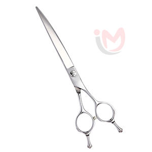 Tijeras de Peluquería Canina Rectas y Afiladas para Diestros, Mango Largo, Acero Inoxidable 4Cr13, Tijeras de Entresacar Profesionales para Peluqueros - Product Image 4