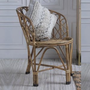 Wholesale Handcrafted Bamboo Chair Boho Chic Woven Design Petite Size Curved <b>Frame</b> for Indoor and Outdoor Use Vietnam OEM ODM - Product Image 3