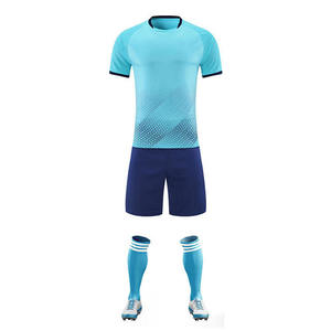 Ensembles de maillots de football unisexes personnalisés de qualité supérieure, respirants et à séchage rapide, à manches courtes, pour l'entraînement des adultes - Product Image 2