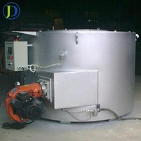 Judian – four à inclinaison en laiton, petit four à gaz de fusion en cuivre et aluminium 300Kg 500KG Mini modèle de creusets machine à fondre le cuivre
