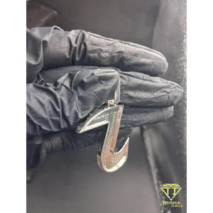 Moissanite Diamond <b>Cross</b> Pendant Hip Hop <b>Chain</b> Iced Out Luxury Jewelry Gift for Men Women - Product Image 4