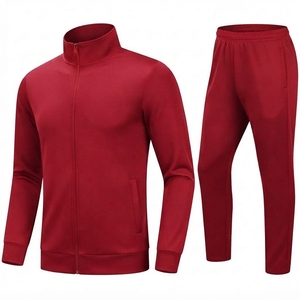 Conjunto Deportivo de Primera Calidad para Hombre, Personalizado, de 2 Piezas, con Cierre Completo, para Invierno, Transpirable, con Cuello Alto, para Correr - Product Image 4
