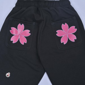 Pantalones Anchos Transpirables con Bordado Floral Bloom, Ecológicos, de Cintura Media con Cordón Ajustable, Corte Holgado, Largura hasta el Tobillo, para Mujer, Venta al Por Mayor - Product Image 4
