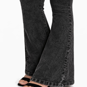Jeans de Mezclilla Casuales Negros para Mujer, Corte Recto, Ajustados, Cintura Alta, Elásticos, Transpirables, Costuras Duraderas, Larga Duración - Product Image 5
