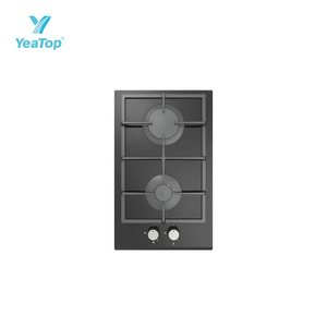 Встраиваемая газовая варочная панель с 1/2 конфорками, из закаленного стекла, с автоматическим поджигом, для сжиженного/природного газа - Product Image 5