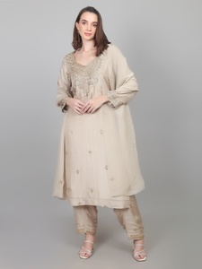 Exclusive Ethnic Wear Women’s 3pc Suit with beautiful cut dana work Elegant Traditional Style Fashion Wear - Product Image 3