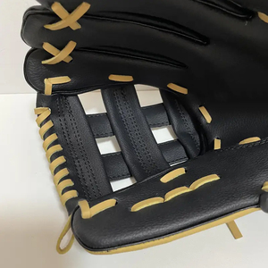 Guante de béisbol para adultos, para práctica de campo y recepción, con agarre fuerte, diseño flexible, material de cuero duradero, adecuado para deporte. - Product Image 4