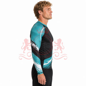 Durable Performance Clothing With Comfortable <b>Compression</b> Fit Rash Guard For Water Sports Rash Guard - Product Image 4