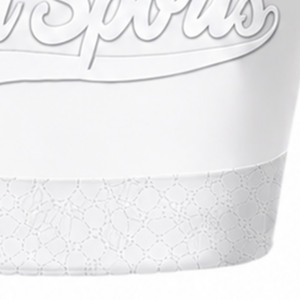 Maillot de cheerleading blanc sublimé sans manches, tenue de sport athlétique pour équipe, uniforme de compétition et d'entraînement - Product Image 6