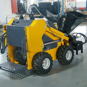 Mini chargeuse compacte CE & EPA, chenille de chargeuse antidérapante avec tondeuse/godet à creuser/meuleuse de souches - Product Image 6