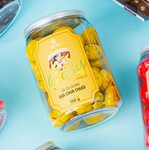Sugar-Free Bananas Yogurt Coated Chocolate <b>Bites</b>, Chocolate Wholesale In Custom Gift Box For Promotional Business Gifts - Product Image 1