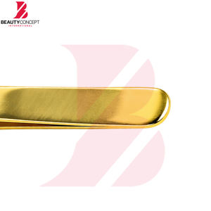 แหนบดึงขนคิ้วปลายเฉียงรุ่นใหม่ล่าสุด ปี 2026 สีทอง คุณภาพดี ผลิตตามสั่งได้ทุกแบบ กำจัดขนได้อย่างแม่นยำ - Product Image 5