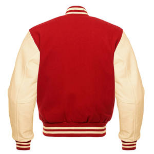 <b>Top</b> Selling Premium Quality Baseball Player Varsity Jacket Stand Collar Winter Streetwear with Leather <b>Sleeves</b> Casual Usage - Product Image 1