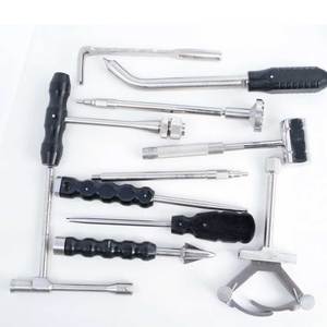 Ensemble de 11 instruments chirurgicaux orthopédiques pour la fixation osseuse de la hanche, du genou, de la colonne vertébrale et du fémur, en acier inoxydable - Product Image 3