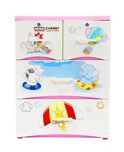 Armario de Almacenamiento de Plástico Multiusos con 3 Cajones, Organizador Impermeable y Duradero para Ropa, Dormitorio, Baño y Uso Doméstico - Product Image 3