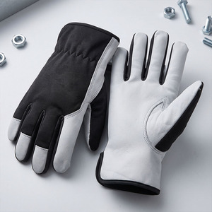 JNM SAFETY ถุงมือนิรภัยสำหรับงานหนัก ถุงมือยางลาเท็กซ์ ได้รับการรับรองมาตรฐาน CE ป้องกันไฟฟ้าสถิต ป้องกันความร้อน 11 ออนซ์ กันลื่น กันกระแทก ปราศจากแป้ง - Product Image 3