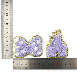 Paquete de parches de chenilla surtidos, estilo bordado suave, insignias decorativas para ropa, mochilas, sombreros, DIY, para coser o planchar - Product Image 4