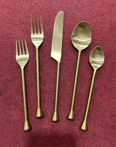 Premium Luxury Stainless Steel Gold Plated <b>Mirror</b> Eco-Friendly Dishwasher Safe Heat Resistant Long Handle Durable Cake Server - Product Image 5
