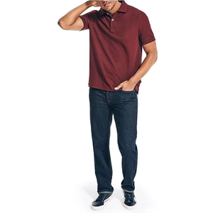 Polo homme confortable en coton, manches courtes, respirant, tissu doux, col chemise, coupe décontractée et prix bas. - Product Image 3