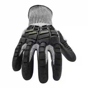 Kivotech Customized Genuine Leather Nitrile Coated Anti-Impact Mechanic Safety <b>Gloves</b> <b>Touchscreen</b> Winter Casual Travel - Product Image 1