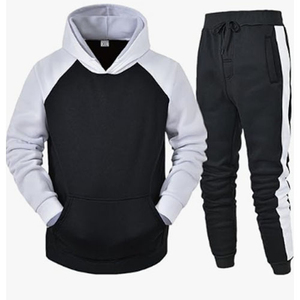 Conjunto Deportivo Personalizado con Logotipo, Ropa Deportiva de Poliéster, Sudadera con Capucha de Manga Larga, Pantalones, Conjunto de 2 Piezas, Traje para Correr, Trajes Deportivos para Hombre - Product Image 2